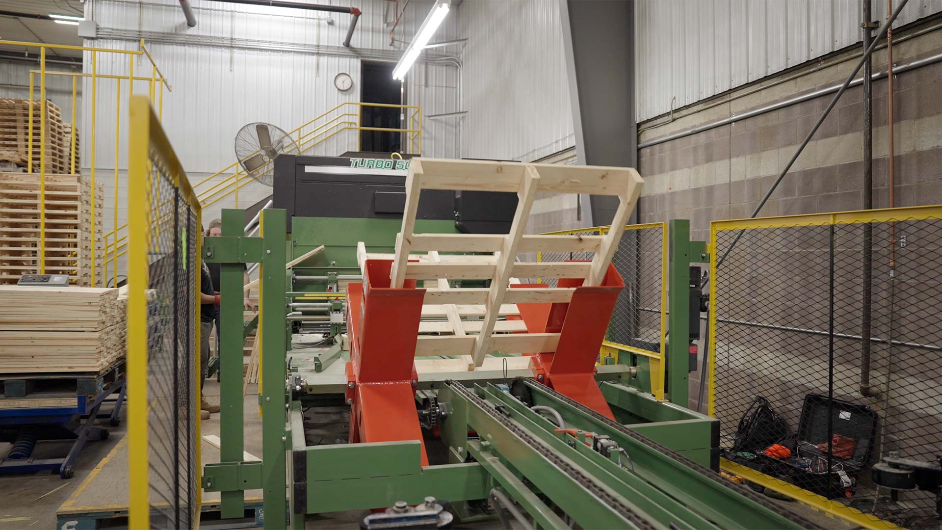 Berry Pallets Machine Moving Pallets